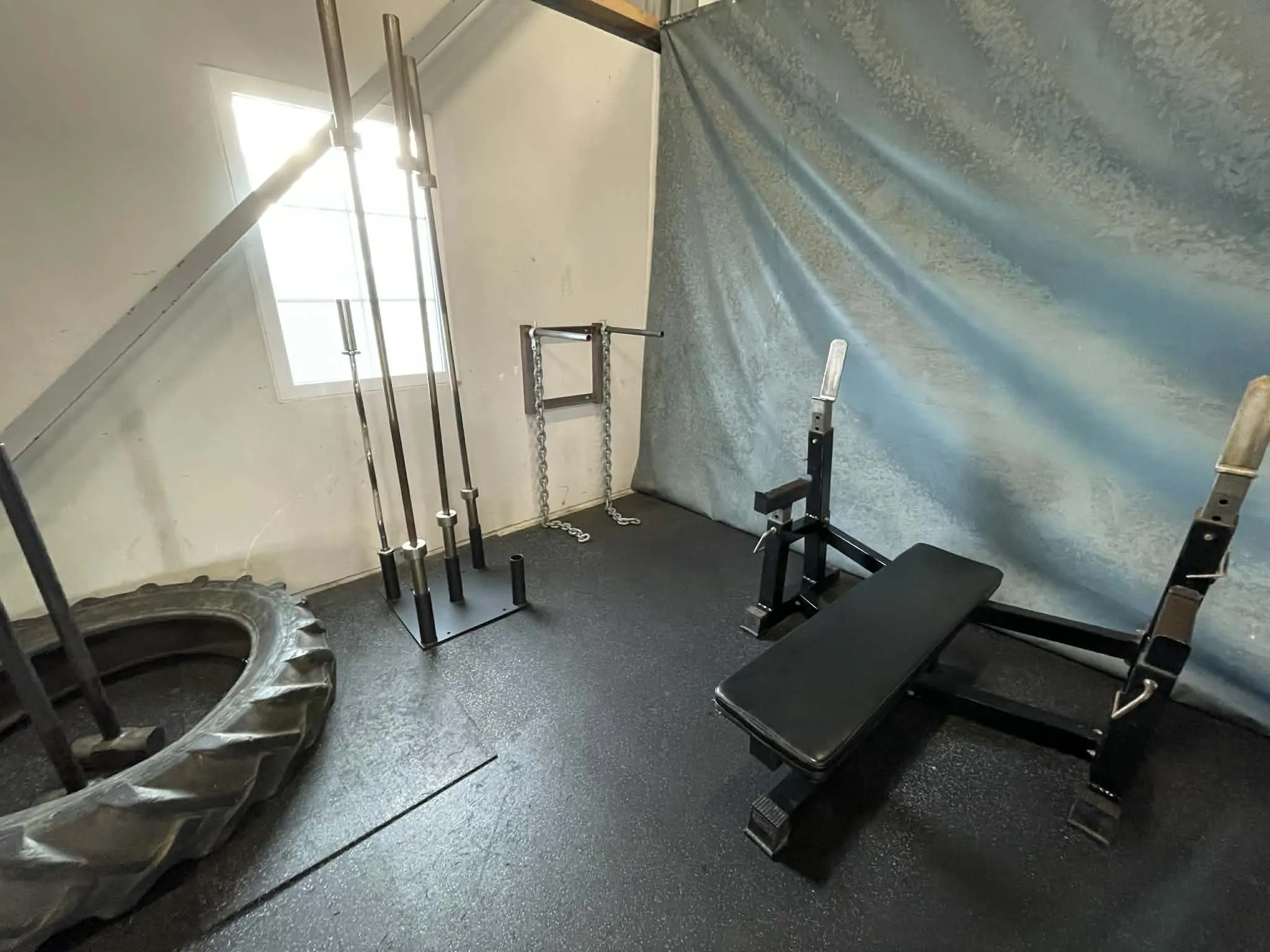 Traktordæk og vægtstænger