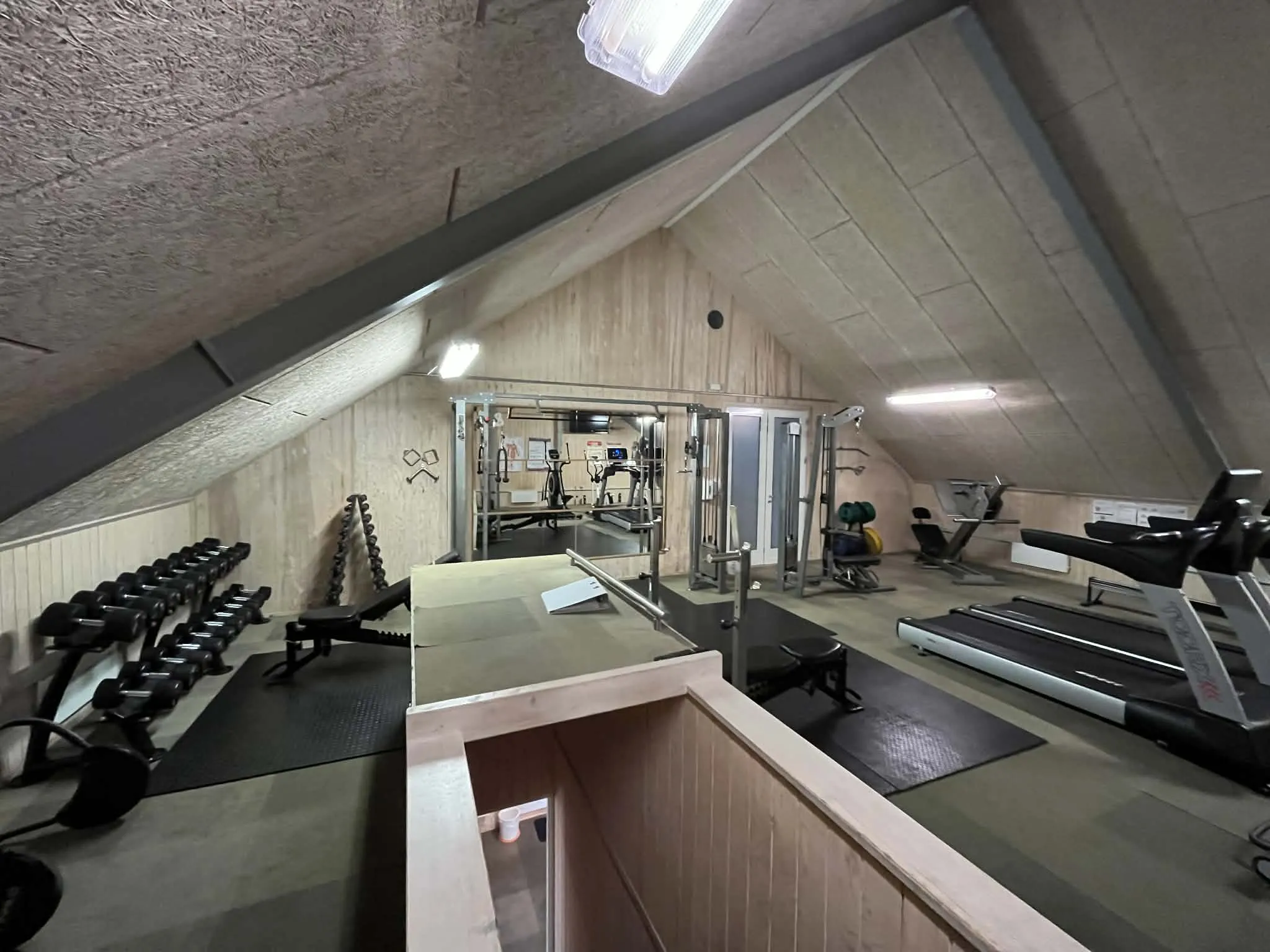 Oversigt over træningssal